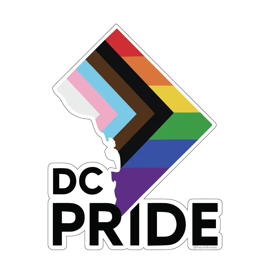 DC Progress Pride Sticker