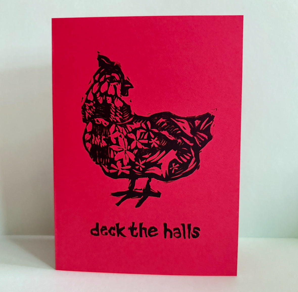 Deck the Halls Card