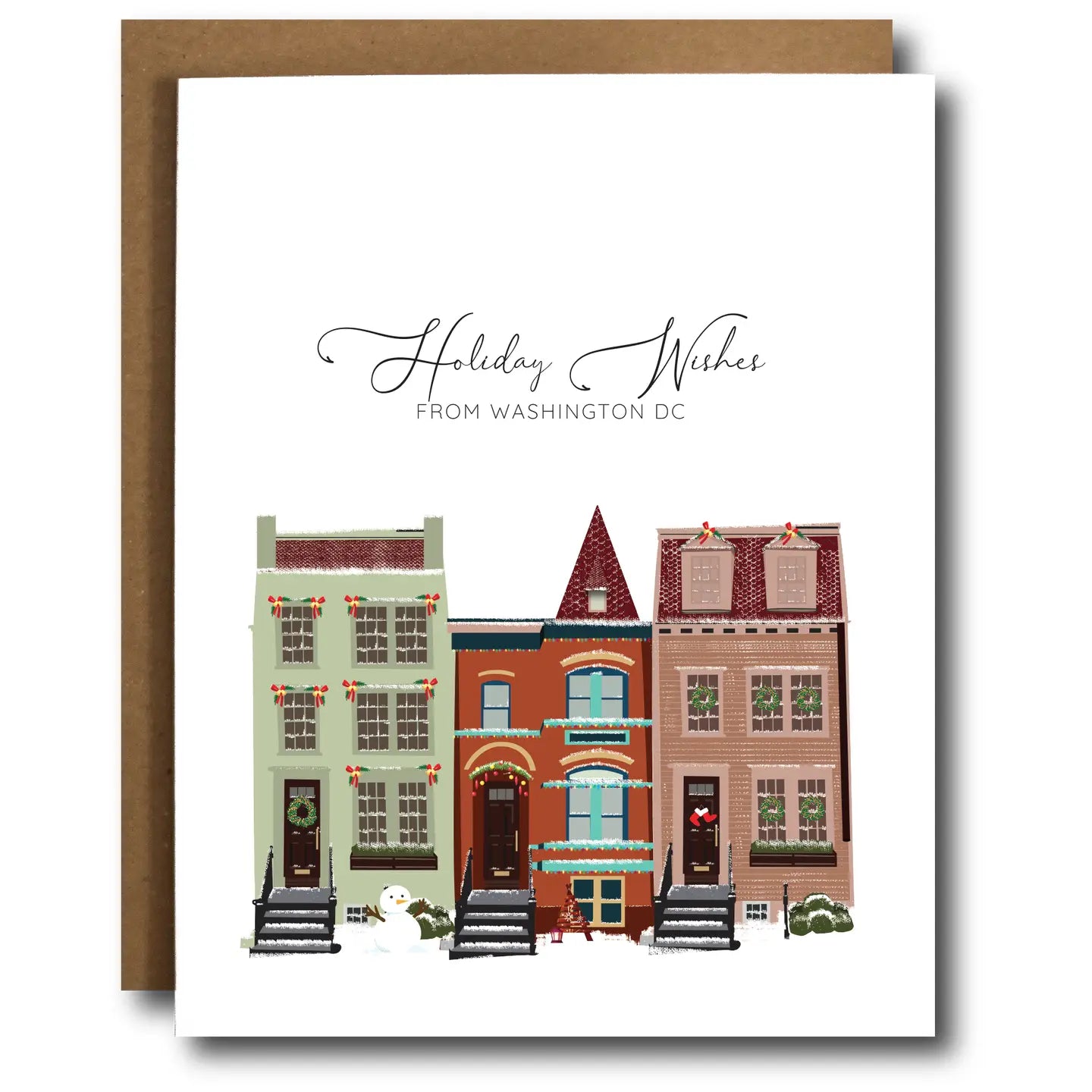 DC Holiday Wishes Christmas Card