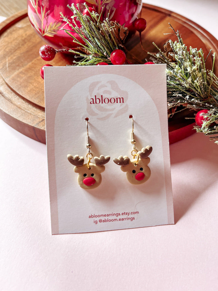 Reindeer Earrings