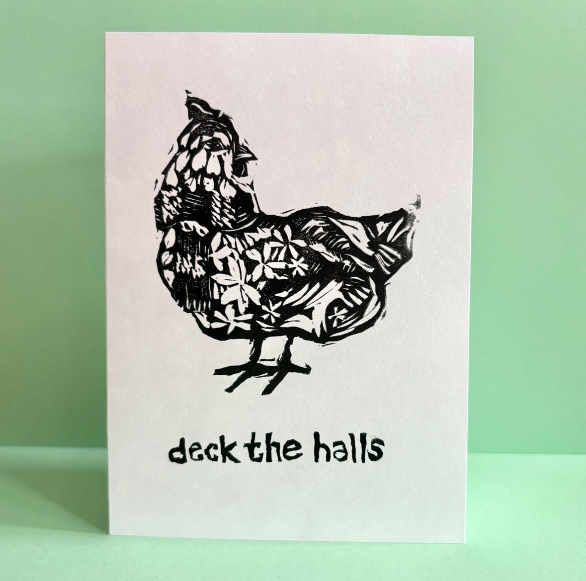 Deck the Halls Card