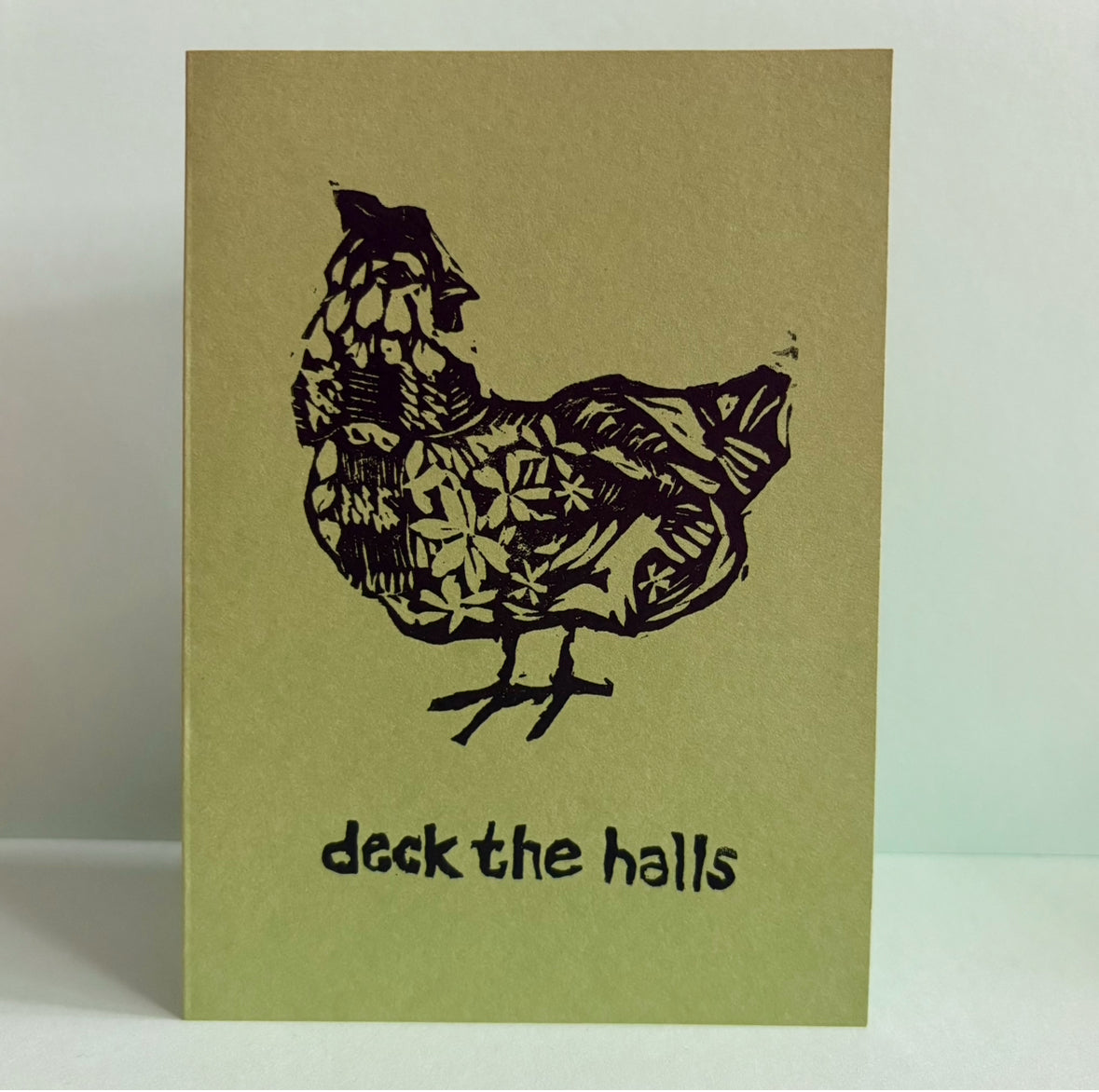 Deck the Halls Card