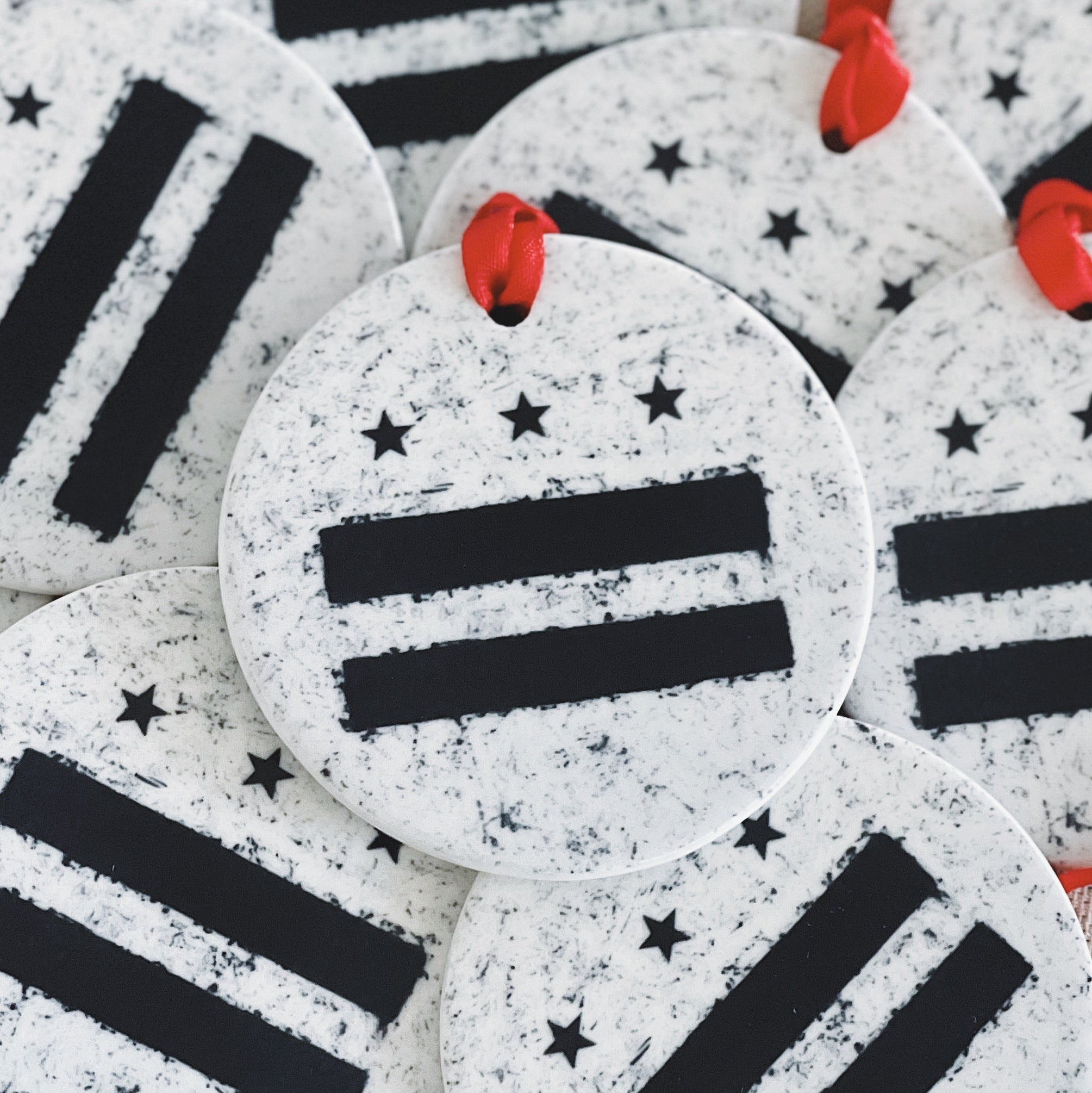 DC Flag Printed Ornament