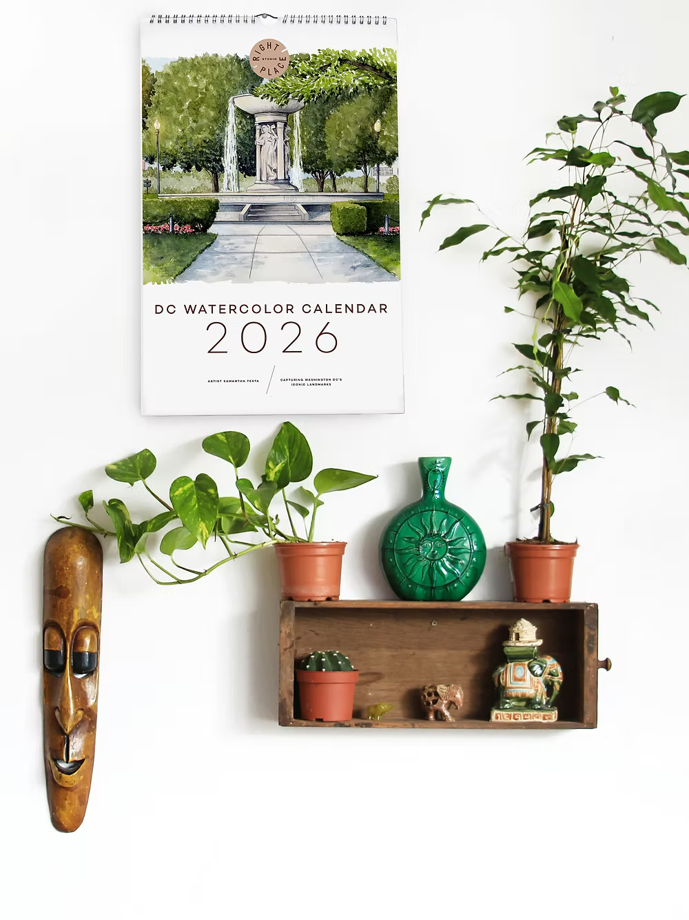 2026 DC Watercolor Calendar