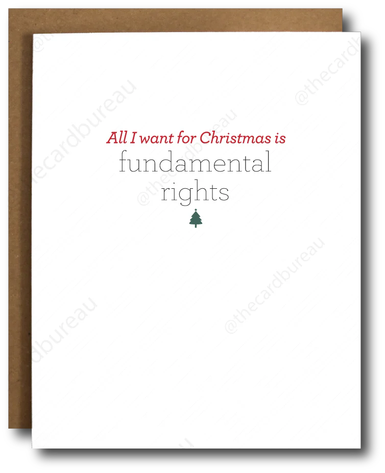 All I want for Christmas is Fundamental Rights Card