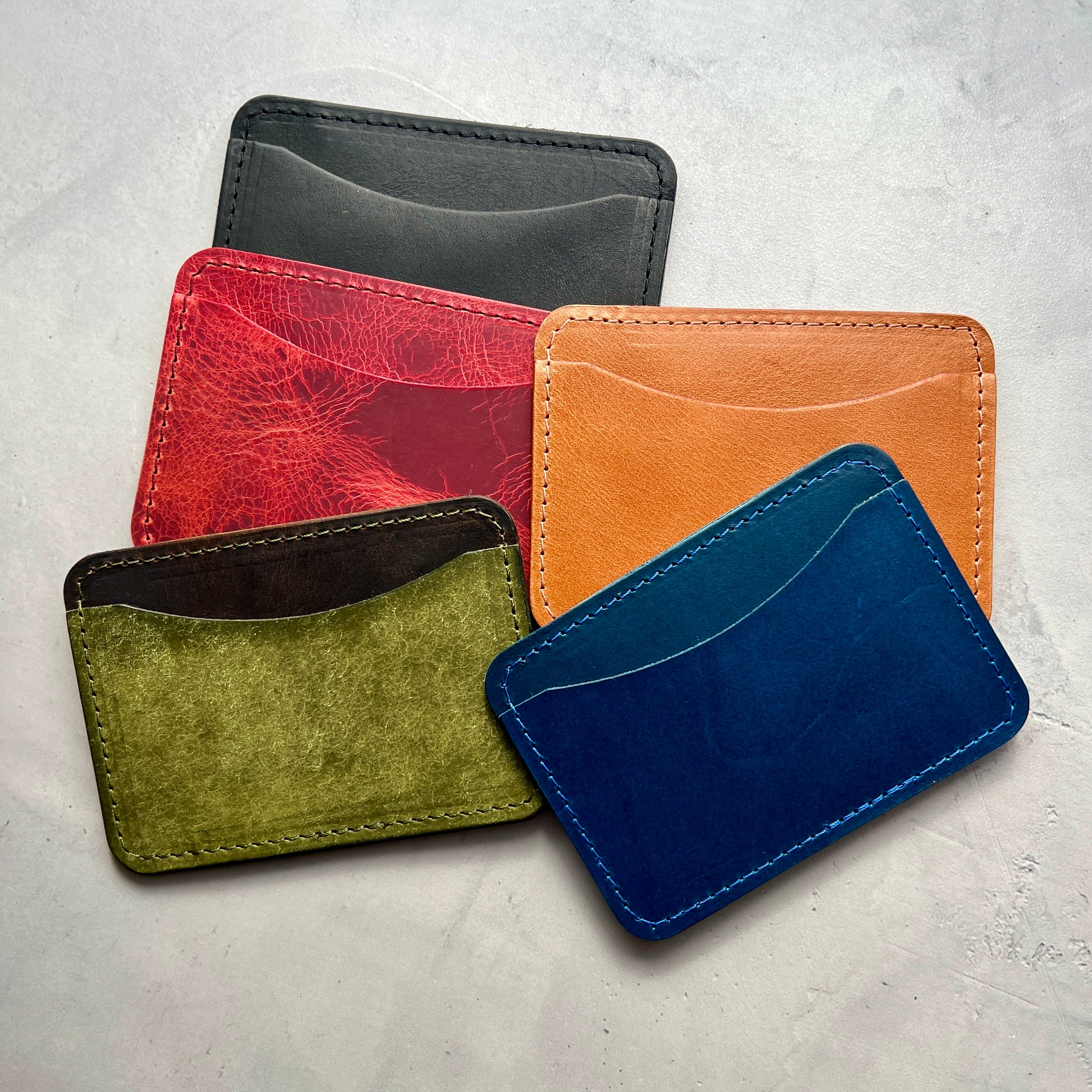 Leather Two Pocket Slide Wallet