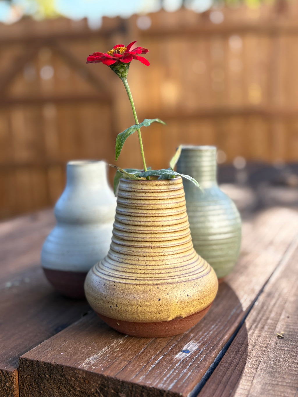 Ceramic Small-Medium Curvey Vase