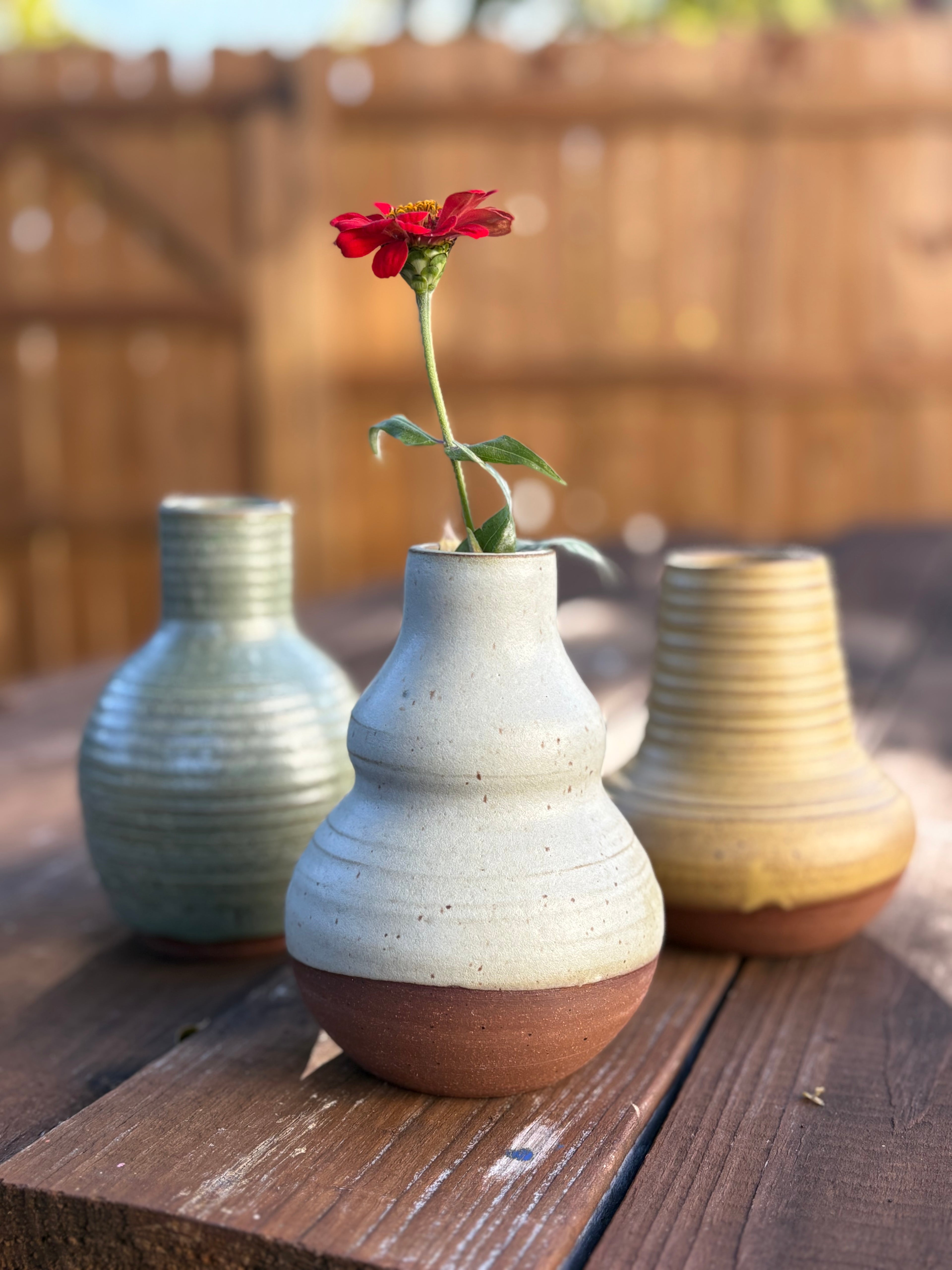 Ceramic Small-Medium Curvey Vase