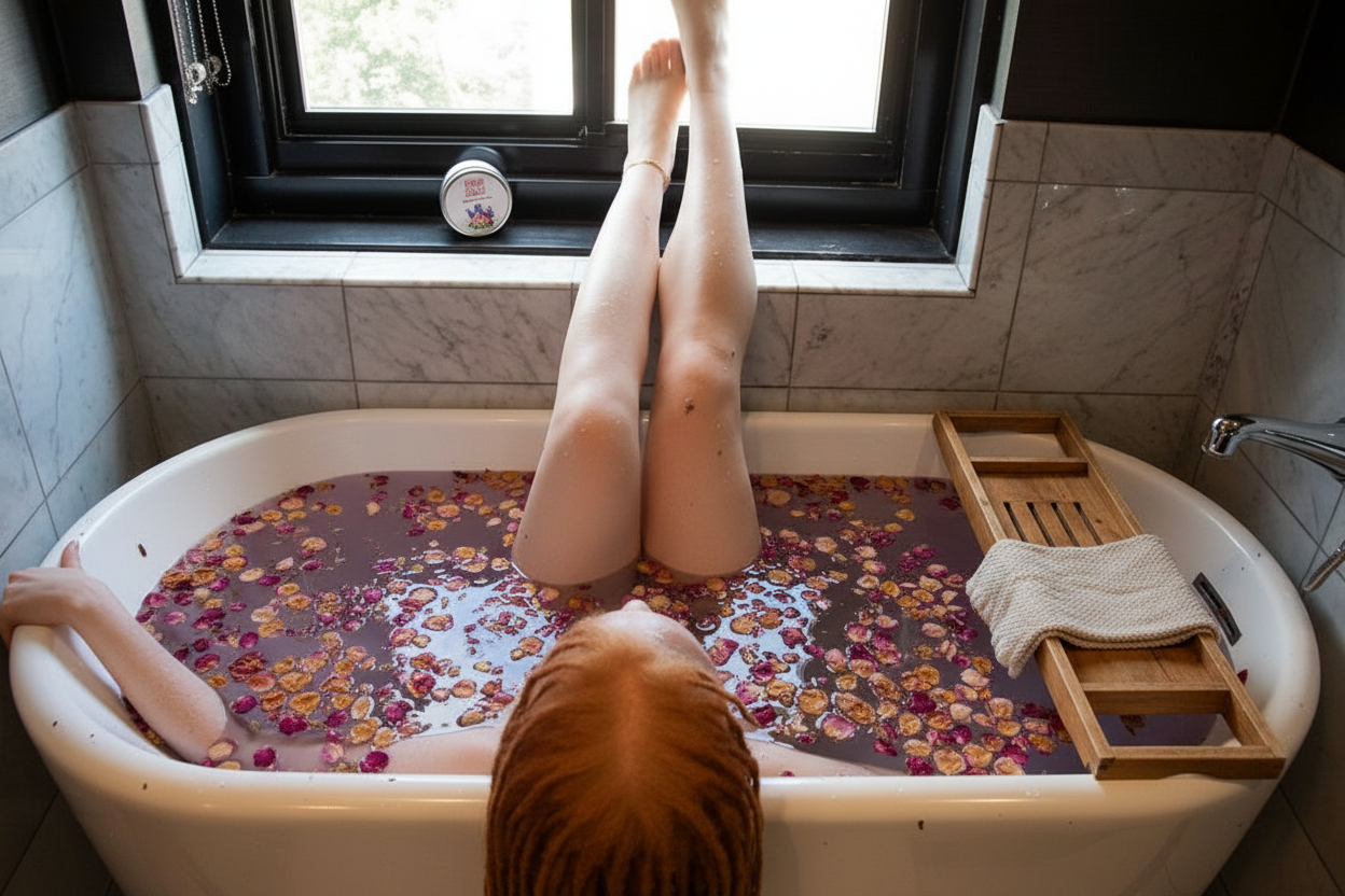 Lavender-Rose Bath Tea