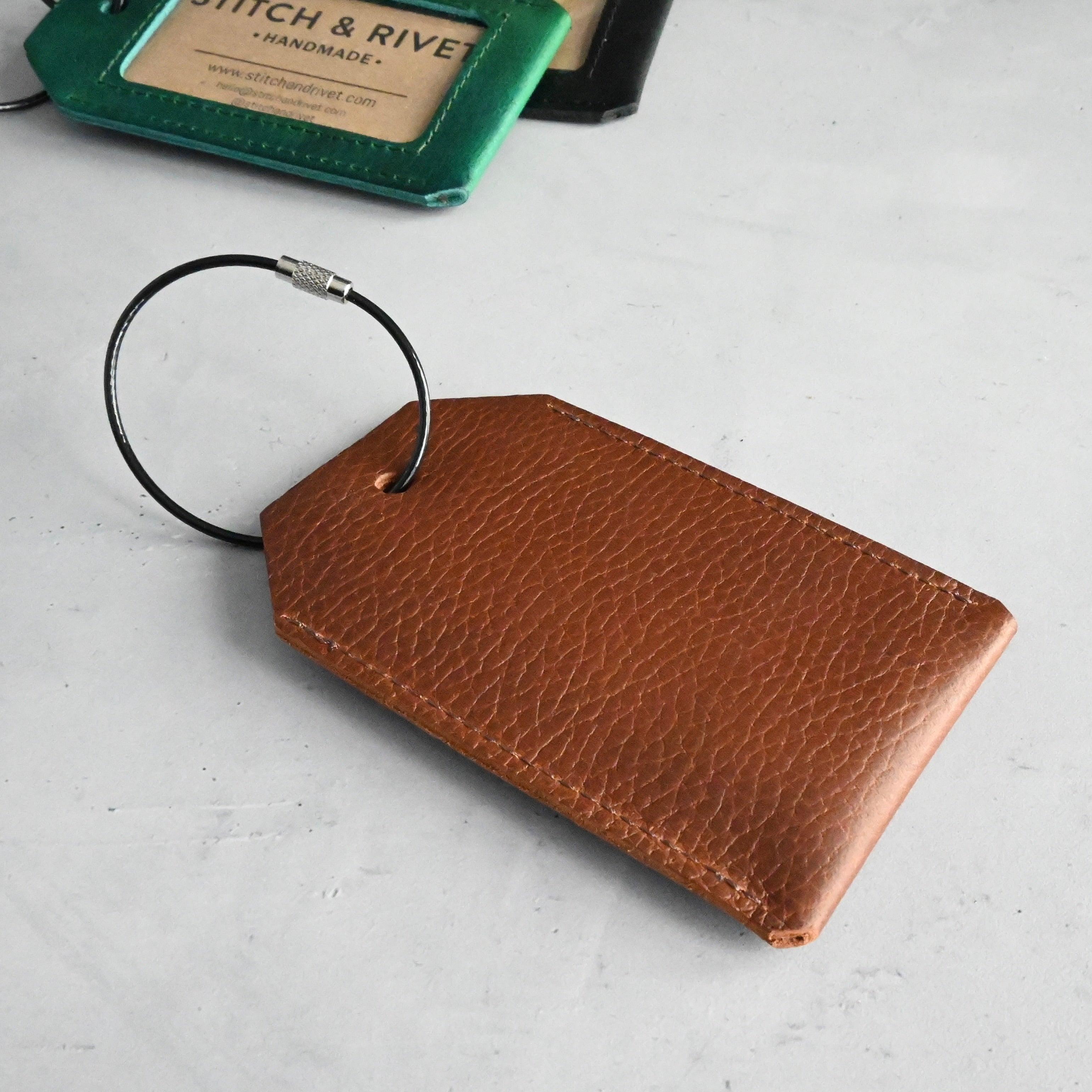 Leather Luggage Tag