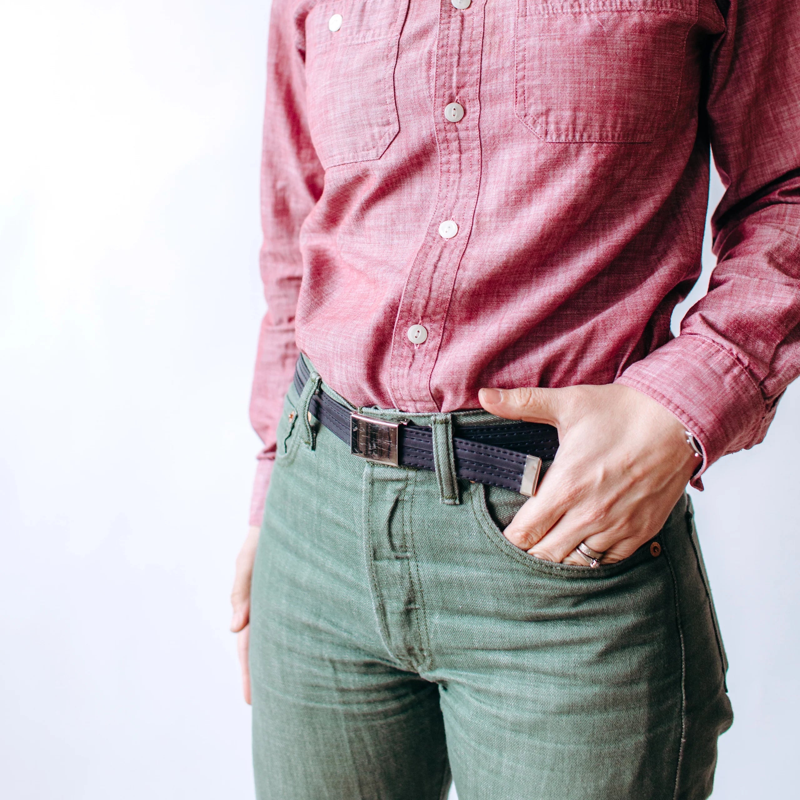 Universal Belt (Narrow Nickel) - Inner Tube Webbing