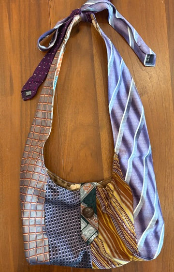 Vintage Tie Shoulder Bag