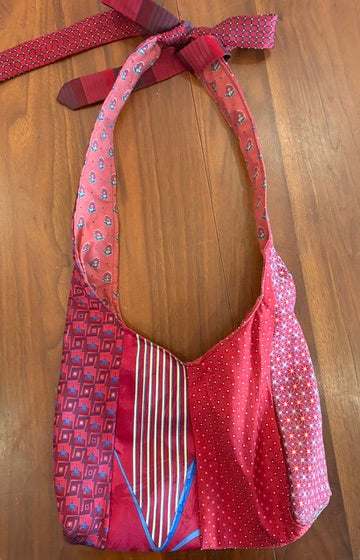 Vintage Tie Shoulder Bag