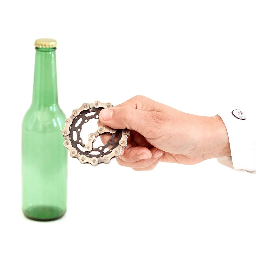 Cog and Chain Bottle Opener