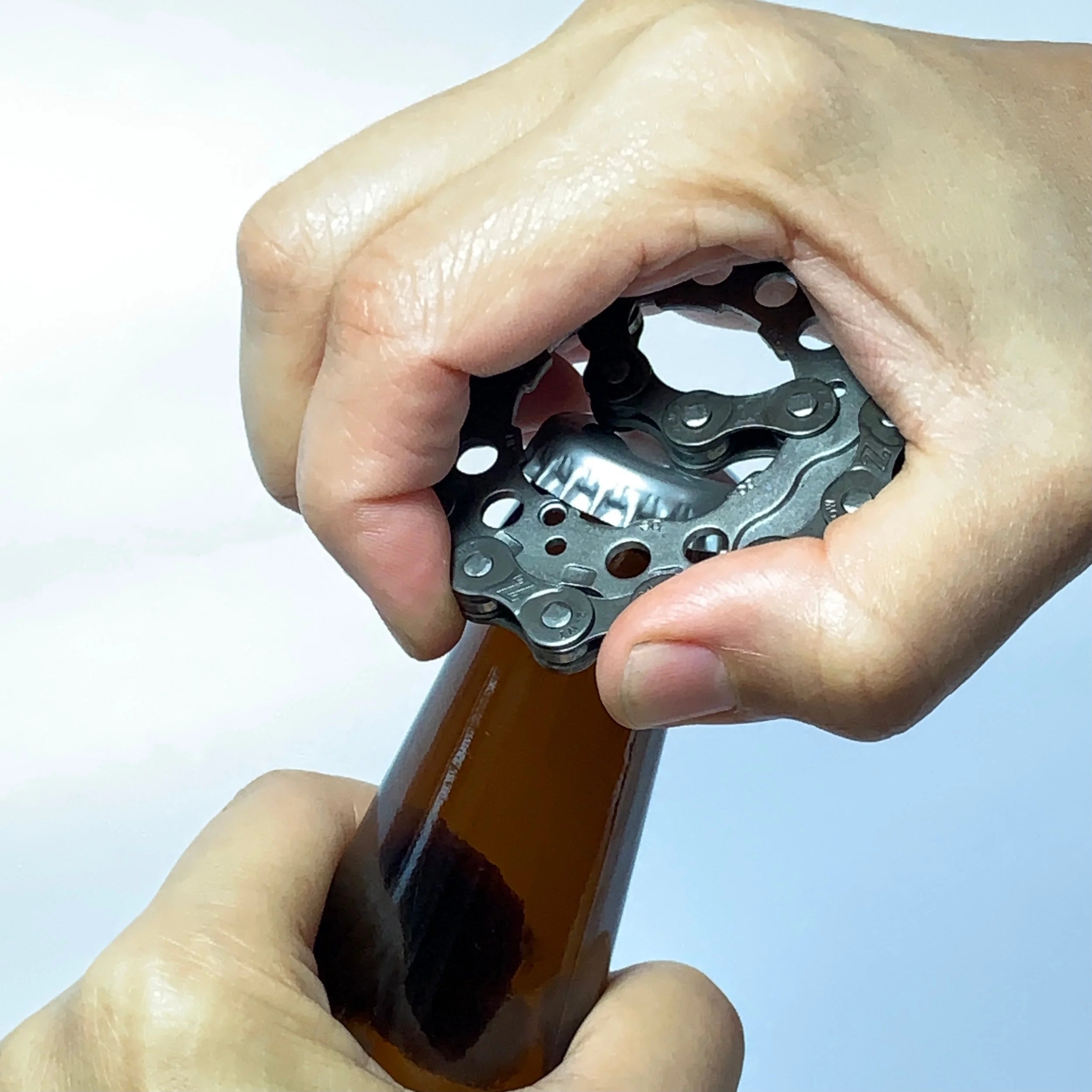 Cog and Chain Bottle Opener