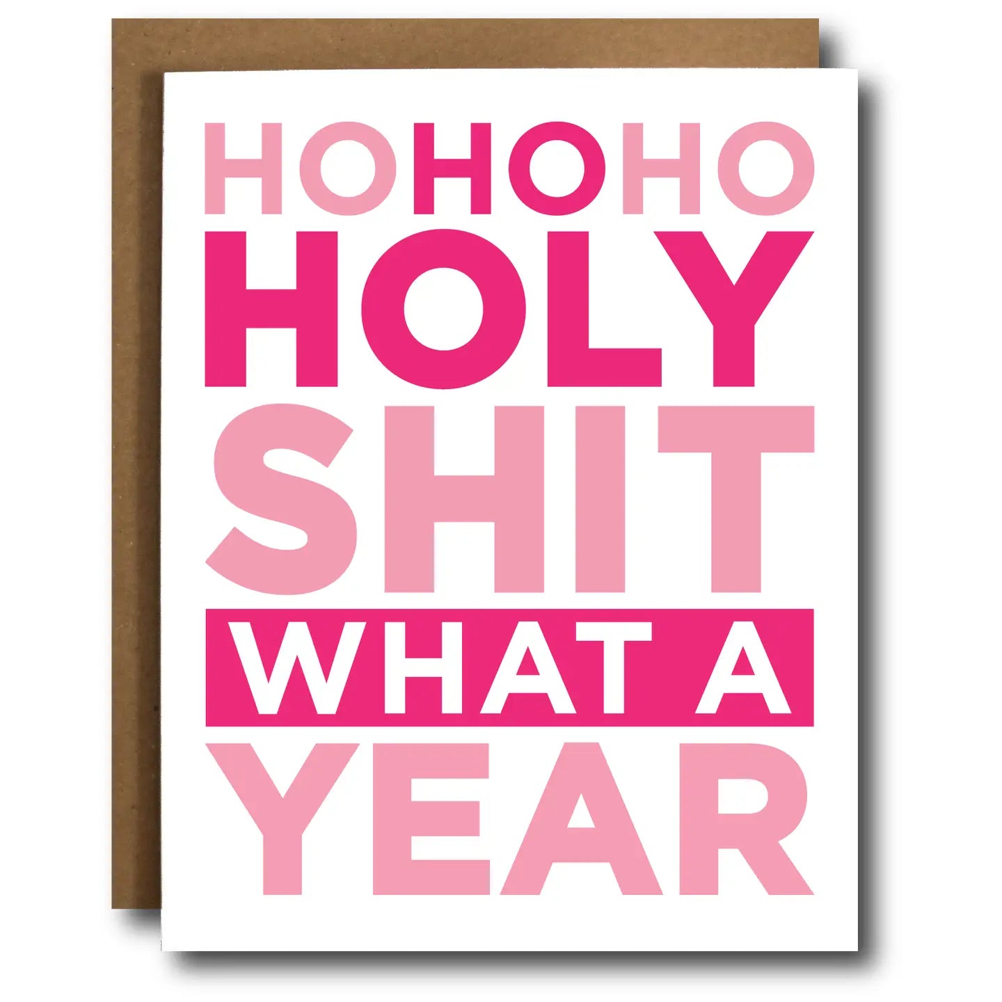 Ho Holy Shit Holiday Card