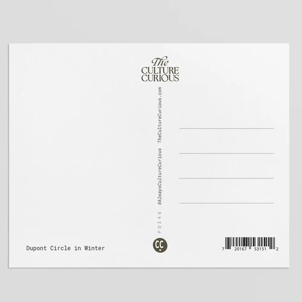 Postcard - Dupont Circle in Winter